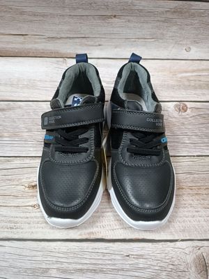 Кросівки сіро-чорні в сітку Clibee, 32