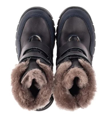 Чорно-синие зимние ботинки Woopy, 24
