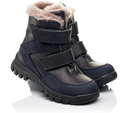 Чорно-сині зимові черевики Woopy, 24
