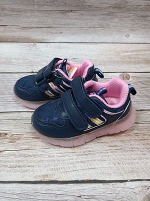 Кросівки темно-сині на рожевій підошві Clibee, 23