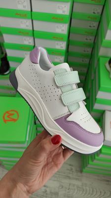 Кеди біло-бузкові Minno Kids, 35