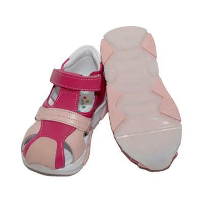 Босоніжки малиново-рожеві із закритим носиком Toddler, 23, 15