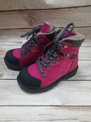 Зимові нубукові черевики MolyKids для дівчаток, 34, 21