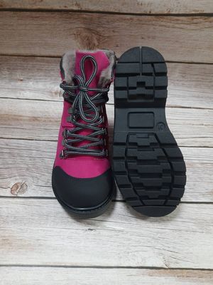 Зимние нубуковые ботинки MolyKids для девочек, 31, 19.5