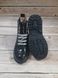 Чорні ортопедичні черевики Woopy з сріблястими шнурівками, 30