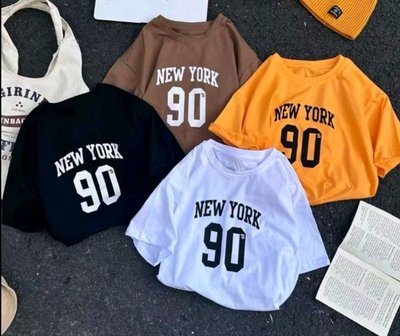 Чорна футболка New York 90's, 130