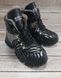 Зимние ботинки черные на шнурках для девочек, 37