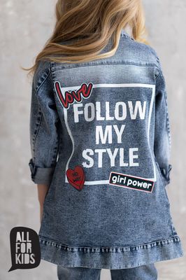Куртка джинсова Follow my style, 92, 98