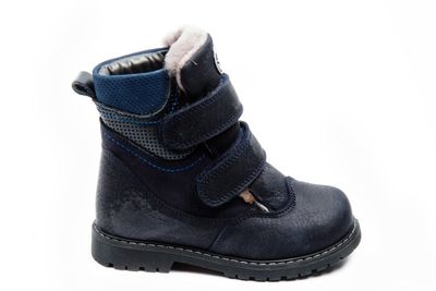 Ортопедические зимние ботинки Woopy синие, 25