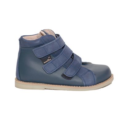 Шкіряні темно-сині ортопедичні черевики Aurelka, 28
