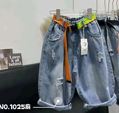 Шорти джинсові з потертостями Китай, 130