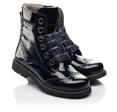 Темно-сині ортопедичні черевички Woopy для дівчаток, 29