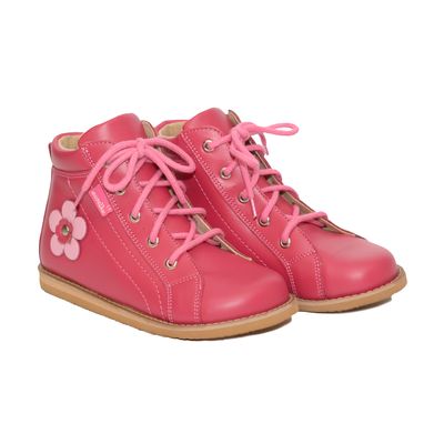 Розовые кожаные ботинки Aurelka, 28