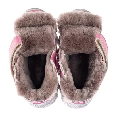 Розовые зимние ботиночки Woopy для девочек, 21