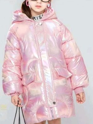 Куртка розовая перламутровая Китай, 150