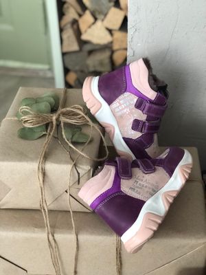 Зимові пудрово-фіолетові кросівки Minno Kids, 21
