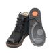 Ботинки черные лак, нубук, с клубничкой Woopy, 33