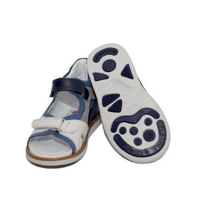 Босоніжки синьо-сірі Small Foot, 25