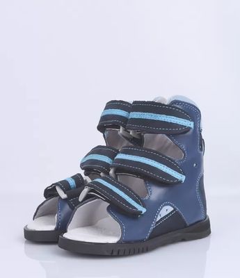 Босоніжки а.в. сині із блакитними смужками Ortofoot, 20
