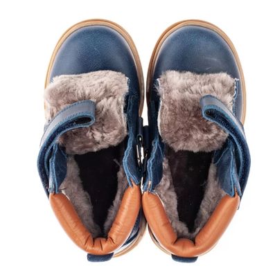 Синие ортопедические зимние ботинки Woopy, 21