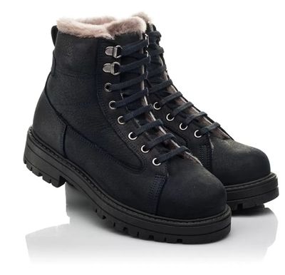 Ботинки черные Woopy зимние, 34