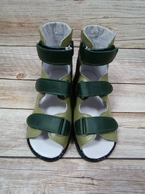 Босоніжки антиварусні зелені Orto Foot, 19