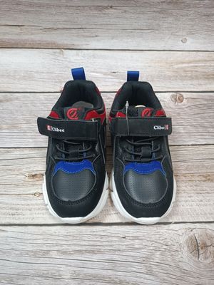 Кроссовки черные с красно-синими вставками Clibee, 27