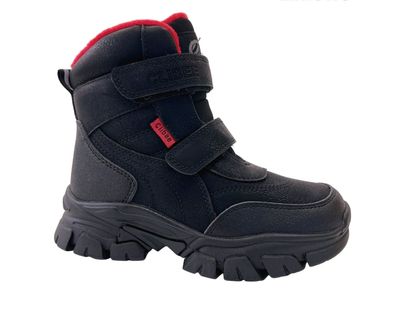 Черные ботинки Clibee с красными вставками, 26
