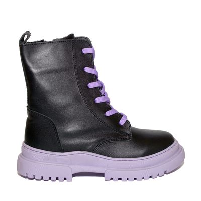 Ботинки черные на фиолетовой подошве Toddler, 26, 16,5