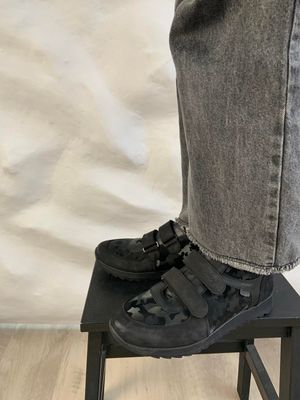 Кросівки чорні камуфляж Woopy, 25