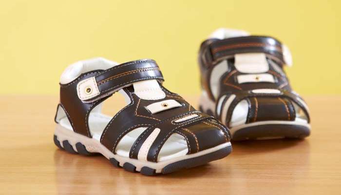 коричневые ортопедические детские сандали
